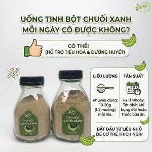 Uong Tinh Bot Chuoi Moi Ngay Co Duoc Khong Lieu Luong Tan Suat