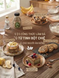 5 Cong Thuc Lam Banh Tu Tinh Bot Chuoi Cho Nguoi An Kieng